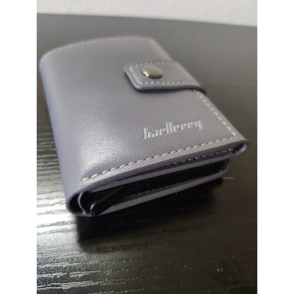 Baellerry Slim Pop-Up Card Holder Wallet -Textured Leather - Picture 7 of 7